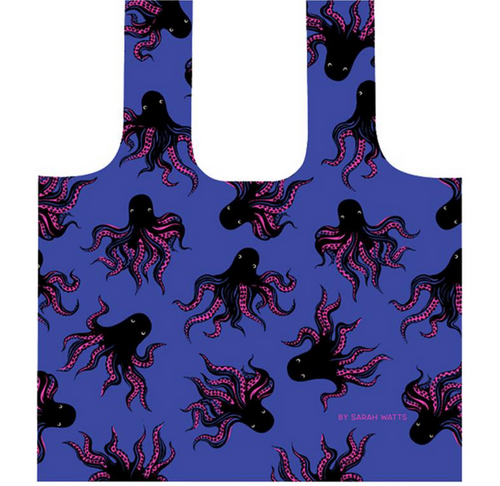 Mystery Food (Octopus)- Reusable Pocket Shopper
