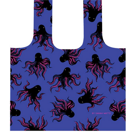 Mystery Food (Octopus)- Reusable Pocket Shopper