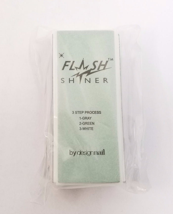 Nail Shiny Buffer - Design Nail Flash Shiner 3 - ways Buffer Block