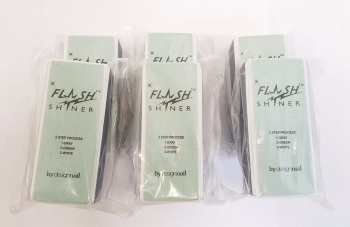 Nail Shiny Buffer - Design Nail Flash Shiner 3 - ways Buffer Block