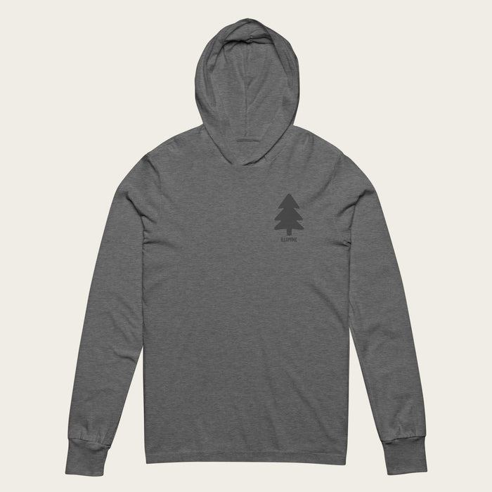 No Map Sun Hoodie - Deep Heather
