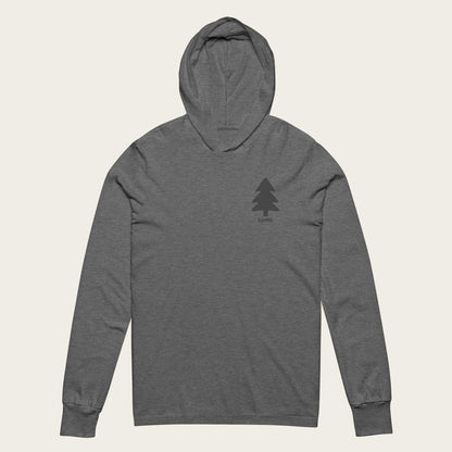No Map Sun Hoodie - Deep Heather
