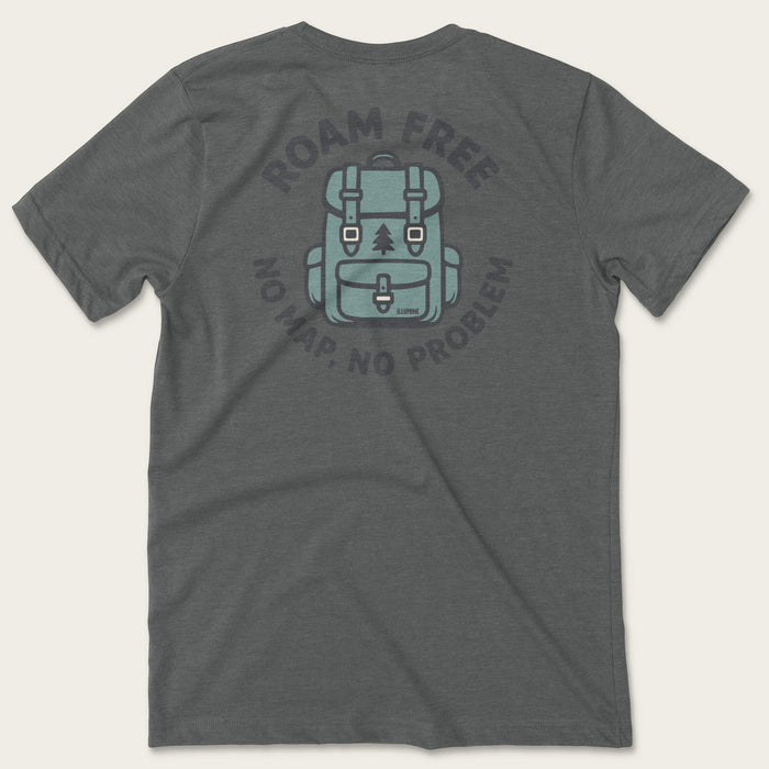 No Map Tee - Deep Heather