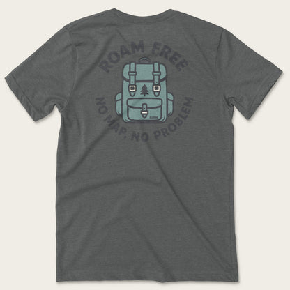 No Map Tee - Deep Heather