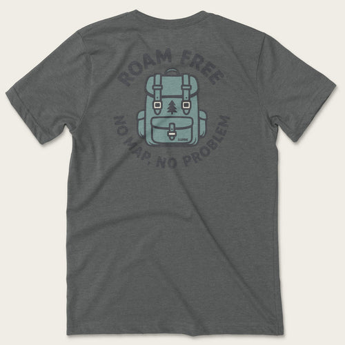 No Map Tee - Deep Heather