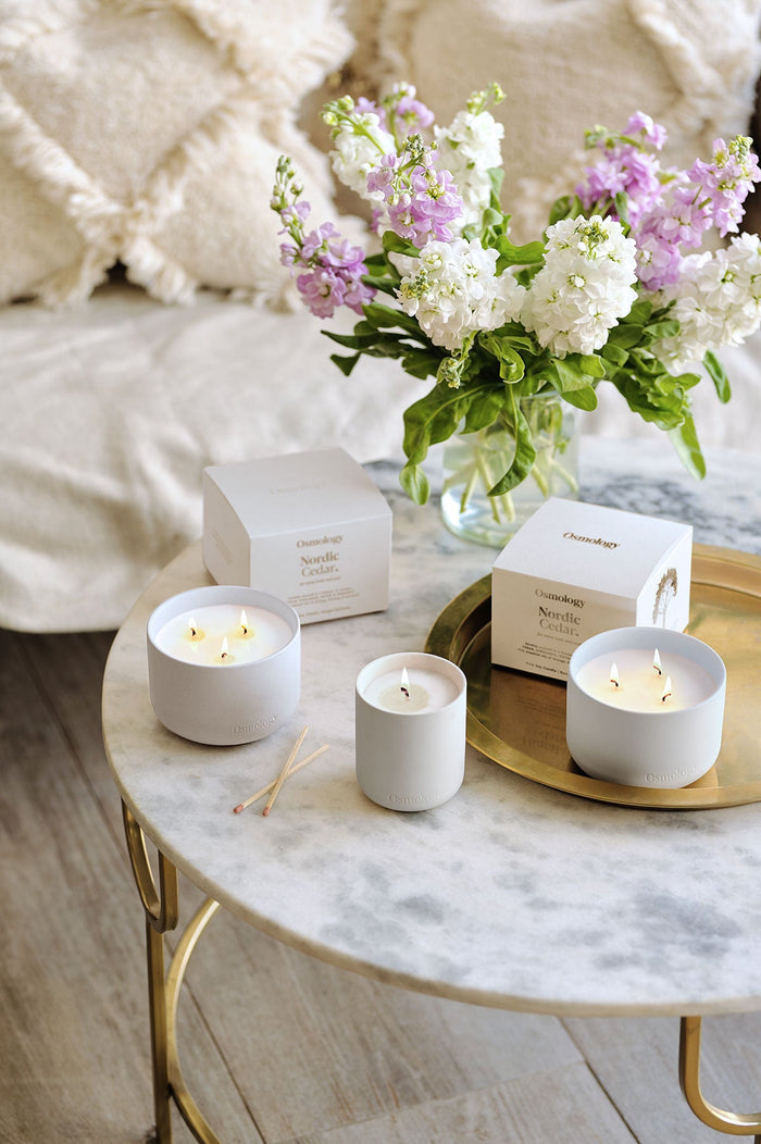 Nordic Cedar Triple Wick Scented Candle