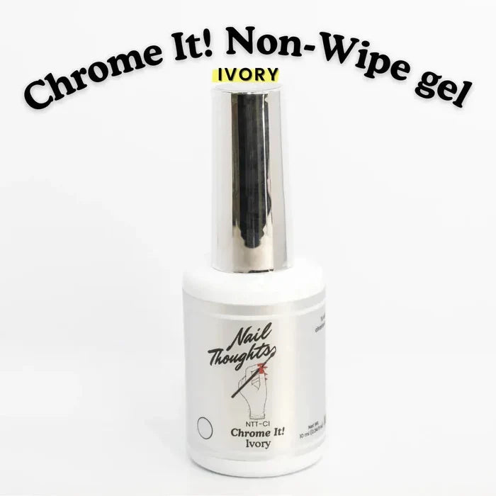 NTT - Chrome It! Ivory Non-Wipe Gel-Kokoist-Gel Essentialz