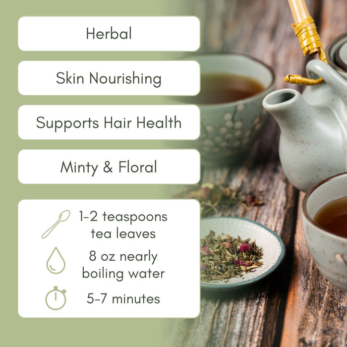 Organic Beauty Me Tea - Loose Leaf Tea - Full Leaf Tea Company