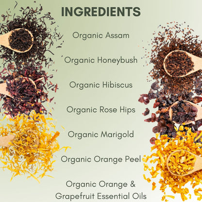 Organic Blood Orange Black - Loose Leaf Tea - Full Leaf Tea Company