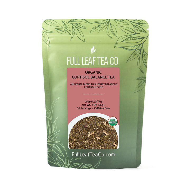 Organic Cortisol Balance Tea - Loose Leaf Tea - Full Leaf Tea Company