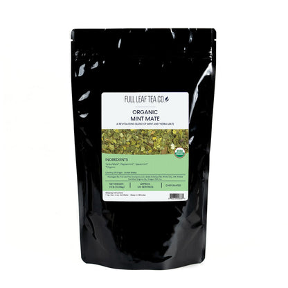 1/2 lb bag of Organic Mint Mate by Full Leaf Tea Company