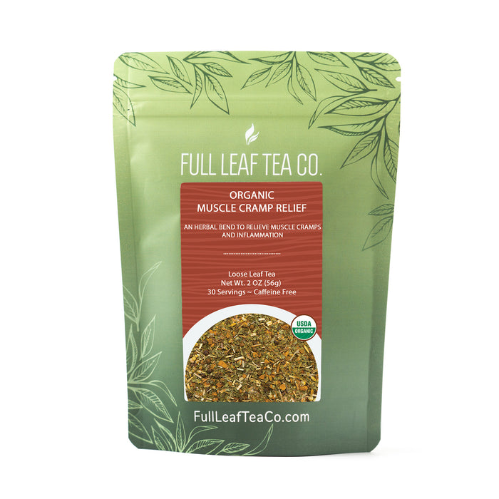 Organic Muscle Cramp Relief - Loose Leaf Tea - Full Leaf Tea Company