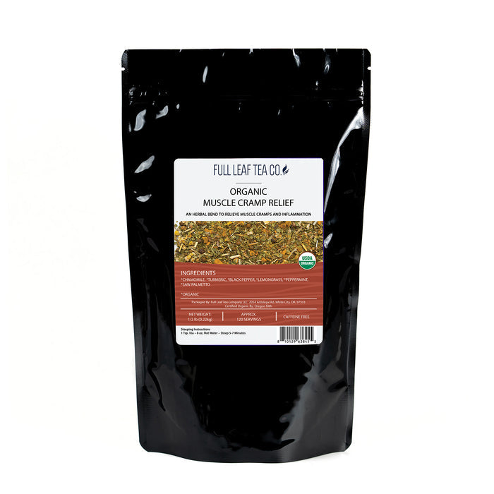 Organic Muscle Cramp Relief - Loose Leaf Tea - Full Leaf Tea Company