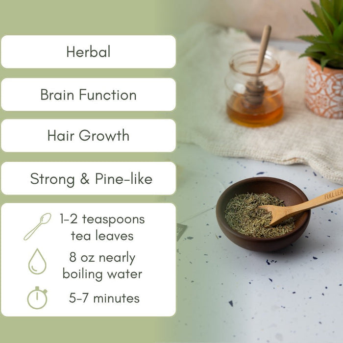 Organic Rosemary - Loose Leaf Tea - Full Leaf Tea Company