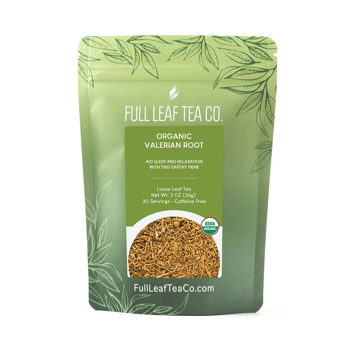 Organic Valerian Root - Loose Leaf Tea - Full Leaf Tea Company - 1/2 lb Bulk Bag (approx. 120 servings)