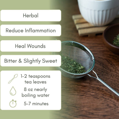Organic Yarrow - Loose Leaf Tea - Full Leaf Tea Company