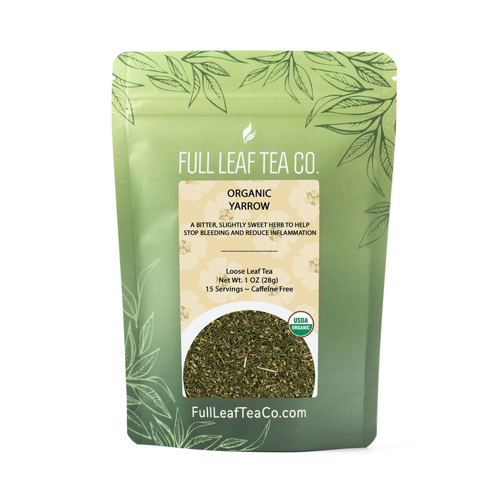 Organic Yarrow - Loose Leaf Tea - Full Leaf Tea Company