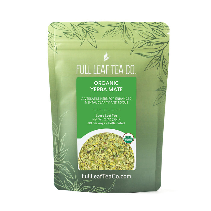 2oz bag of Organic Yerba Mate by Full Leaf Tea Company