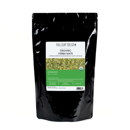1/2 lb bag of Organic Yerba Mate by Full Leaf Tea Company