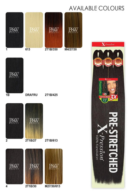 OUTRE 3X X-PRESSION PRE-STRETCHED BRAID 72" - BSW BEAUTY CANADA