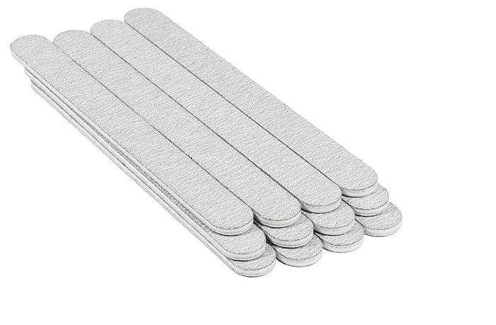 Pack of 12 - Zebra Nail Files, Professional Quality Grit 100/100  -  (Made in USA)
