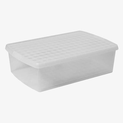 Pack of 3 - 30 Litre Wham Clip Plastic Storage Box with Lid 13.01 Wham Storage