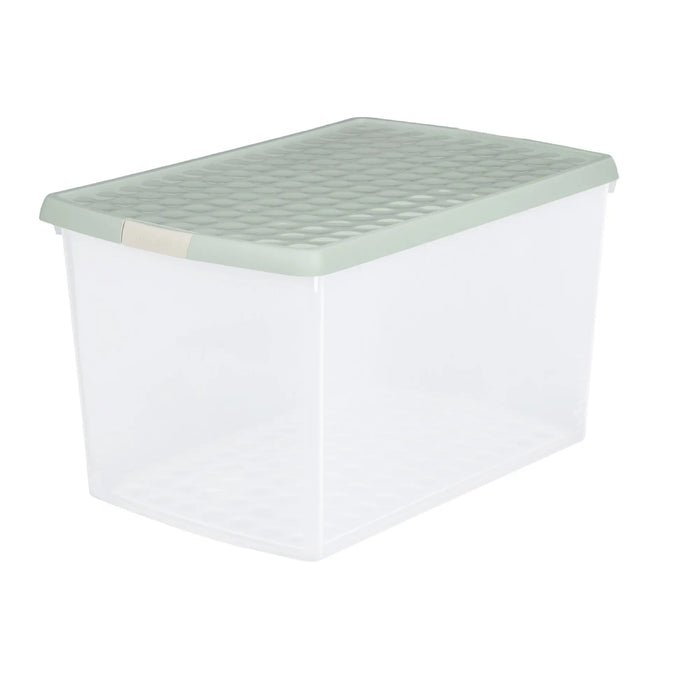 Pack of 3 - 62 Litre Wham Clip Plastic Storage Box with Lid 13.02 Wham Storage