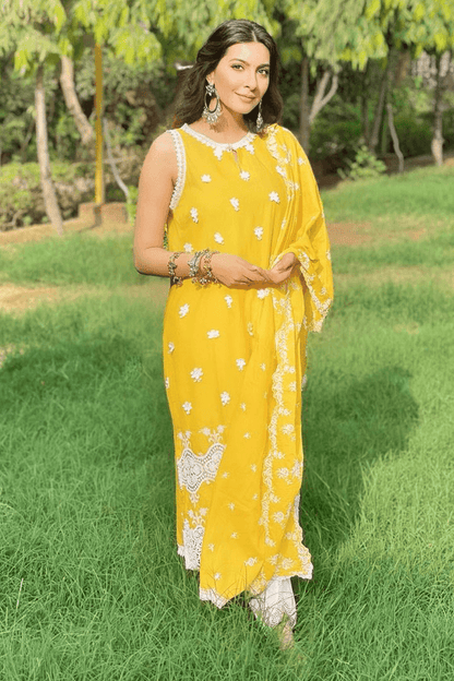 Paradise Supima Cotton Mango Kurta Set