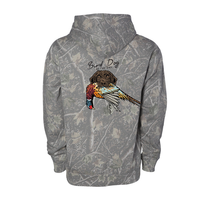 Wirehaired Pointing Griffon with a Pheasant / Deadwood Camo / XS