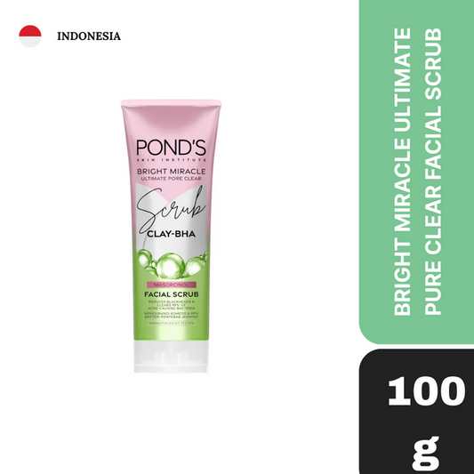 Pond'S Bright Miracle Ultimate Pure Clear Facial Scrub (Imported )(UI)100g