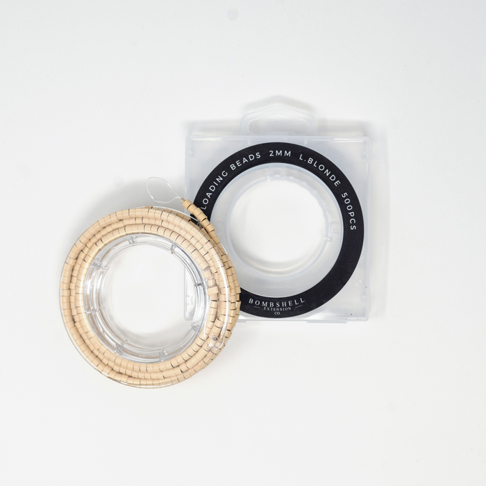 Pre-Loaded Light Blonde Silicone Lined Beads