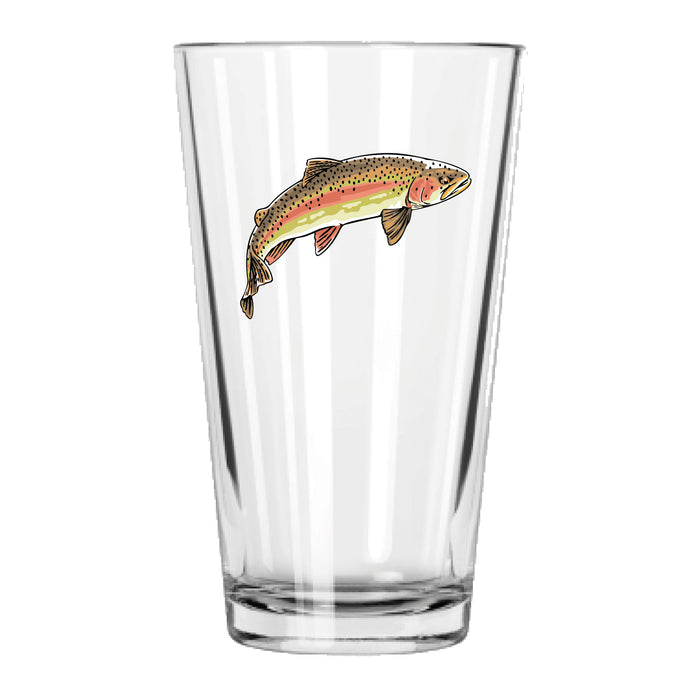 Rainbow Trout Pint Glass