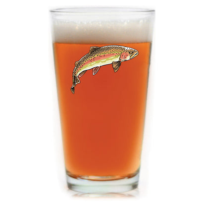 Rainbow Trout Pint Glass