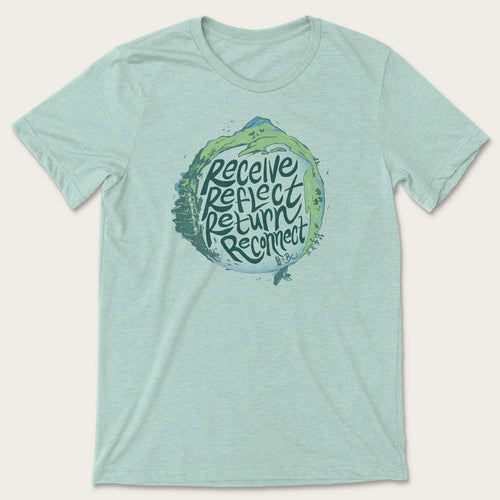 Reciprocity Tee - Heather Dusty Blue