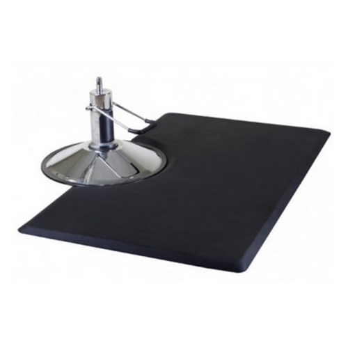 Rectangular 1/2" Thick Anti Fatigue Beauty Salon Floor Mat (Round Cutout)