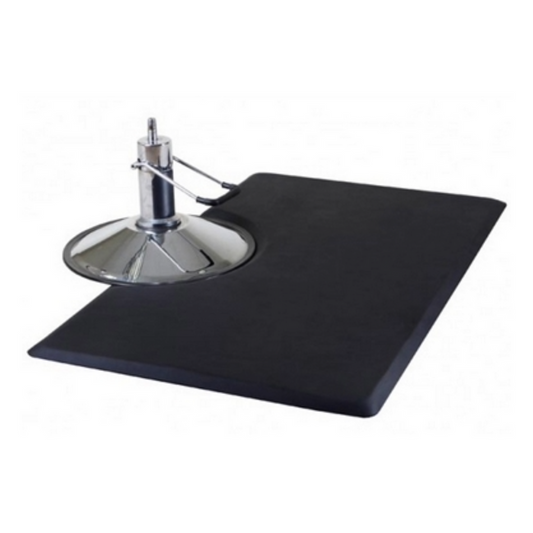 Rectangular 1/2" Thick Anti Fatigue Beauty Salon Floor Mat (Round Cutout)