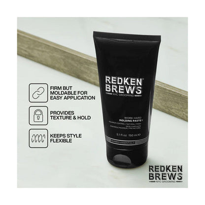 Redken Brews Work Hard Molding Paste 150ml