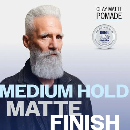 Reuzel Clay Matte Pomade Medium Hold