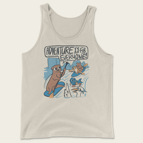 River Crew Unisex Tank - Natural