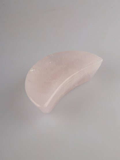Rose Quartz Crystal Moon Dish | Pink-Image 2