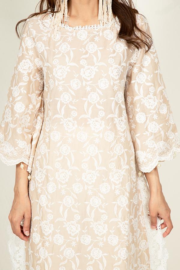 Rosebud Kurta and Dhoti Pyajama