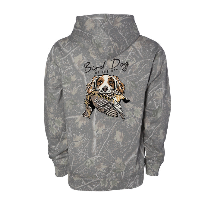 English Setter with a Ruffed Grouse / Deadwood Camo / XS