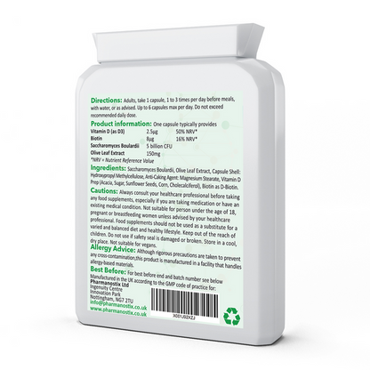 Saccharomyces Boulardii Supplement 90 Capsules