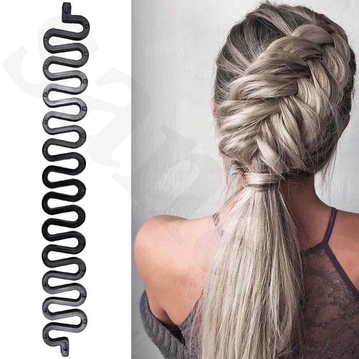 Hair braiding tool for everyday hairstyles