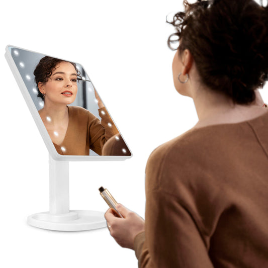 Makeup mirror with LED lights for dressing table