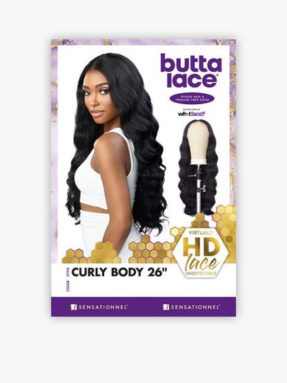 Sensationnel Butta Lace Human Hair Blend - Curly Body 26"