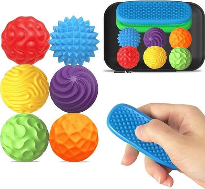 Silicone Magnetic Balls and Sensory Stones Fidget Set