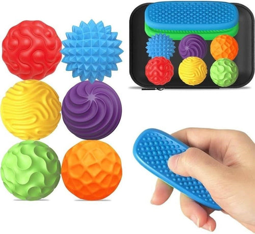 Silicone Magnetic Balls and Sensory Stones Fidget Set