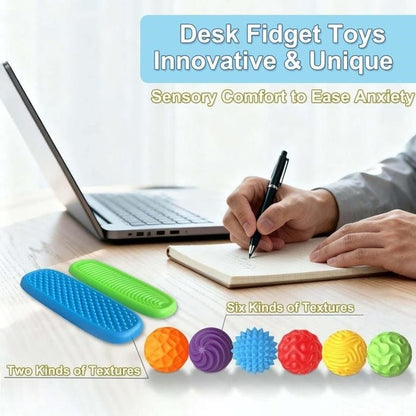 Silicone Magnetic Balls and Sensory Stones Fidget Set