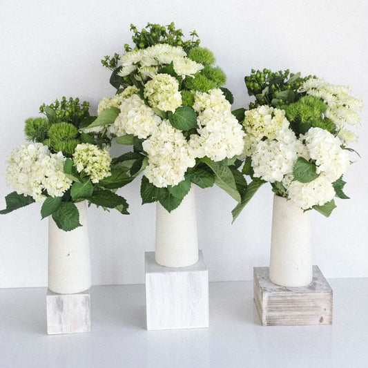 Simple Garden Fresh Centerpieces Close Up - Image